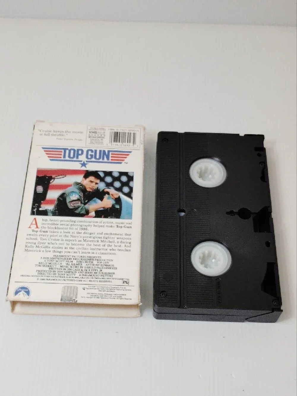 12 For $8 Top Gun Black VHS Tape - Classic Action Movie